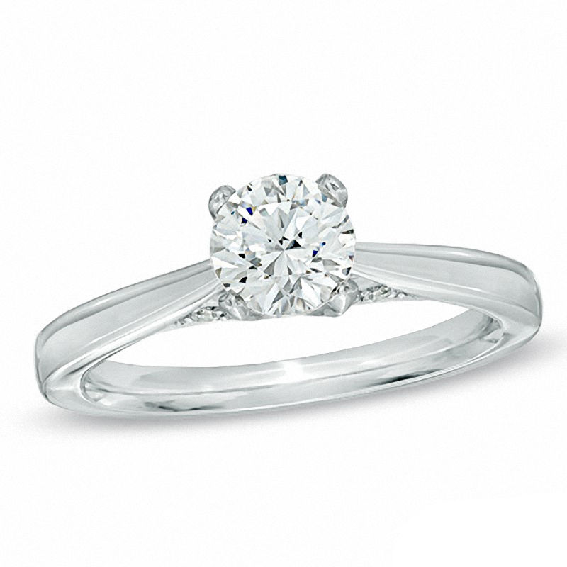 Celebration Lux® 5/8 CT. T.W. Diamond Engagement Ring in 18K White Gold (I/SI2)