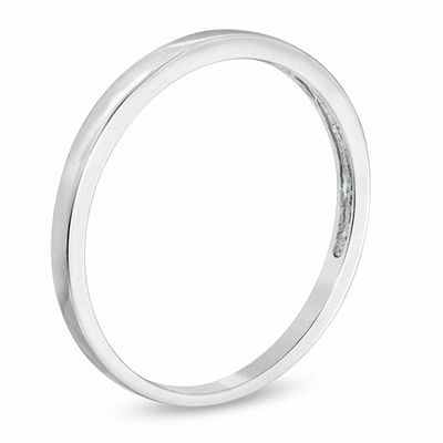 Ladies 10K White Gold Wedding Band Plain Domed Comfort Fit 5mm Wide Ring Sz 5-10 Ladies 10K White Gold Wedding Band Plain Domed Comfort Fit 5mm Wide Ring Sz 5-10