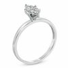 Thumbnail Image 1 of 1/10 CT. T.W. Diamond Marquise Cluster Engagement Ring in 10K White Gold