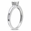 Thumbnail Image 2 of 1/8 CT. T.W. Quad Princess-Cut Diamond Promise Ring in Sterling Silver