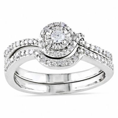 The Knot Jewelry 1.25 ct Brilliant Round Bridal Wedding Ring Designer Fashion Set