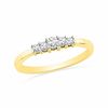 Thumbnail Image 0 of 1/5 CT. T.W. Diamond Five Stone Promise Ring in 10K Gold