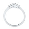 Thumbnail Image 1 of 1/5 CT. T.W. Diamond Five Stone Promise Ring in 10K White Gold