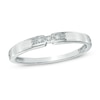 Thumbnail Image 0 of Diamond Accent Three Stone Promise Ring in 10K White Gold