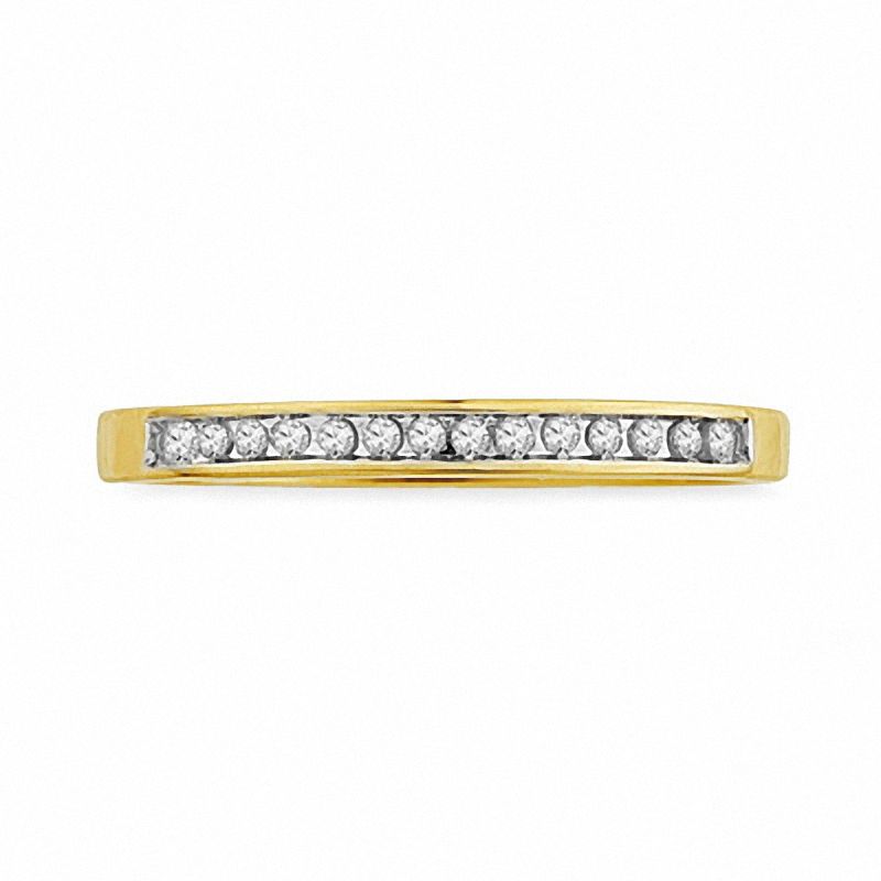 1/10 CT. T.W. Diamond Anniversary Band in 10K Gold