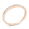 Thumbnail Image 1 of 1/10 CT. T.W. Diamond Anniversary Band in 10K Rose Gold