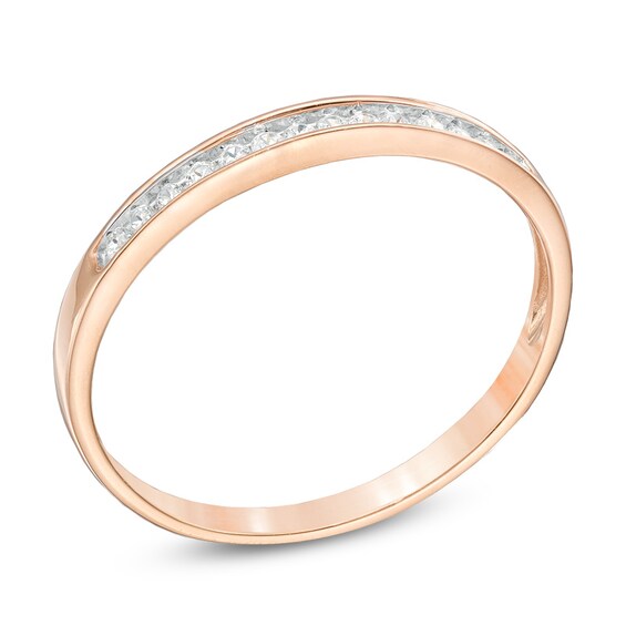 1/10 CT. T.w. Diamond Anniversary Band in 10K Rose Gold