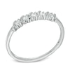 Thumbnail Image 1 of 1/5 CT. T.W. Diamond Five Stone Wedding Band in 10K White Gold