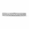 Thumbnail Image 1 of 1/10 CT. T.W. Diamond Wedding Band in 10K White Gold