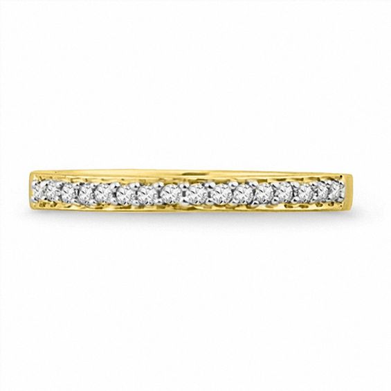 1/10 CT. T.w. Diamond Wedding Band in 10K Gold