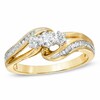 Thumbnail Image 1 of 1/2 CT. T.W. Diamond Three Stone Ring in 10K Gold