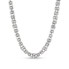 Thumbnail Image 0 of Men's 7.0mm Byzantine Chain Necklace in Stainless Steel - 18"