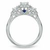 Thumbnail Image 3 of Vera Wang Love Collection 3/4 CT. T.W. Princess-Cut Diamond Three Stone Engagement Ring in 14K White Gold
