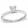 Thumbnail Image 1 of 1/2 CT. Princess-Cut Diamond Solitaire Engagement Ring in 14K White Gold (K/I3)