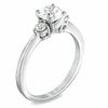 Thumbnail Image 2 of 1 CT. T.W. Diamond Three Stone Engagement Ring in 14K White Gold