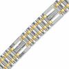 Thumbnail Image 1 of 1/4 CT. T.W. Diamond Bracelet in Two-Tone Stainless Steel - 8.75"