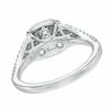 Thumbnail Image 2 of 1-1/2 CT. T.W. Certified Yellow and White Diamond Past Present Future® Engagement Ring in 14K White Gold (P/SI2)