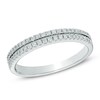 Thumbnail Image 1 of 1/4 CT. T.W. Diamond Double Row Band in 14K White Gold