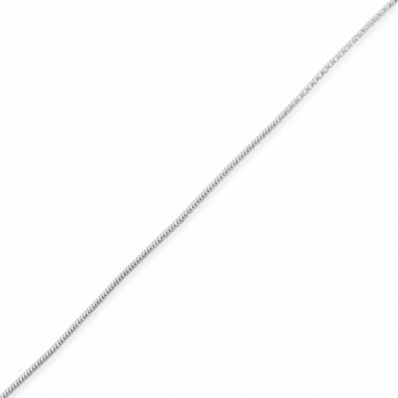 Ladies' 2.0mm Diamond-Cut Snake Chain Necklace in Sterling Silver - 24"