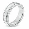Thumbnail Image 1 of Men's 7.0mm Hammered Cobalt Comfort Fit Wedding Band - Size 10