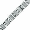 Thumbnail Image 1 of 1/10 CT. T.W. Diamond Link Bracelet in Stainless Steel - 8.5"