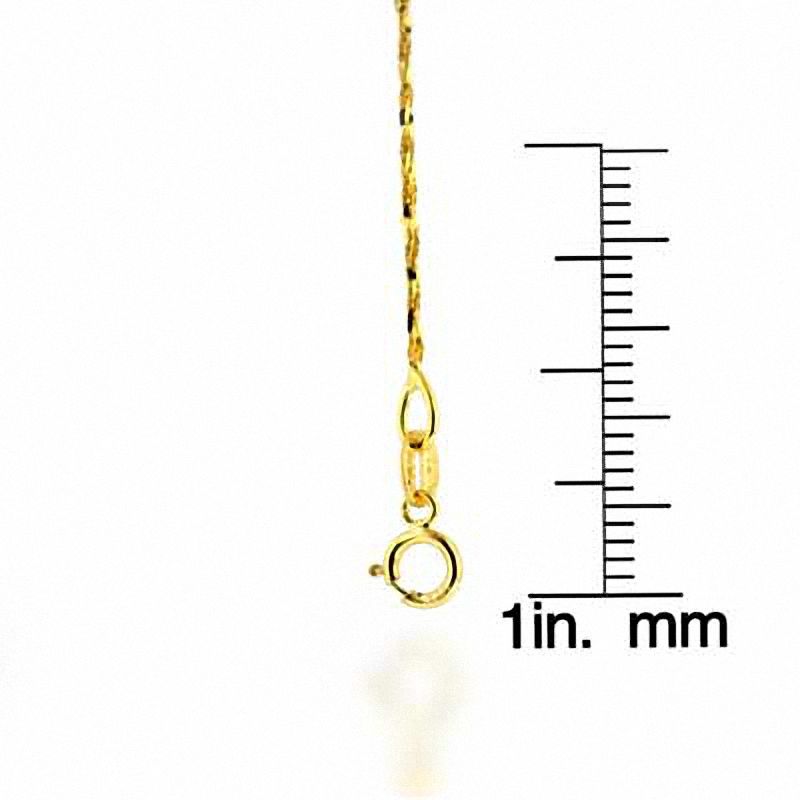 Main Image 2 of 0.9mm Tornado Chain Necklace in 14K Gold - 24"