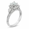 Thumbnail Image 2 of 1-1/2 CT. T.W. Diamond Three Stone Engagement Ring in 14K White Gold