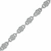 Thumbnail Image 1 of 1-1/4 CT. T.W. Diamond Fashion Link Bracelet in 10K White Gold