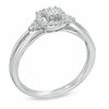 Thumbnail Image 1 of Cherished Promise Collection™ 1/6 CT. T.W. Baguette Diamond Split Shank Promise Ring in 10K White Gold
