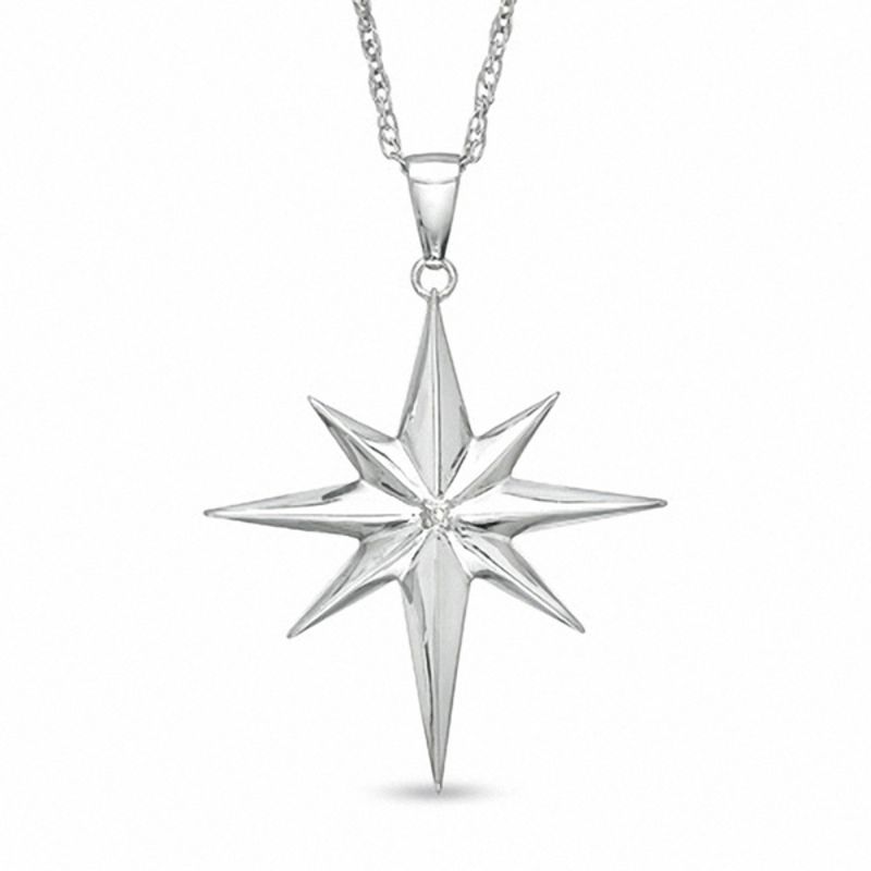 Buy North Star Necklace, Polaris Necklace, Starburst Necklace, Sterling  Silver Star Necklace, Gift Ideas for Her, Bridesmaid Gift, Star Necklace  Online in India - Etsy