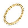 Thumbnail Image 1 of Rope Wedding Band in 14K Gold