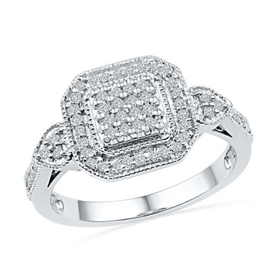 Details about 10kt White Gold Womens Round Diamond Double Heartbeat Ring 1/5 Cttw Details about 10kt White Gold Womens Round Diamond Double Heartbeat Ring 1/5 Cttw