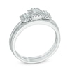 Thumbnail Image 2 of 1/5 CT. T.W. Baguette Diamond Three Stone Promise Ring in 10K White Gold