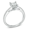 Thumbnail Image 2 of 3/8 CT. T.W. Princess-Cut Diamond Frame Engagement Ring in 14K White Gold