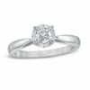 Thumbnail Image 1 of 3/8 CT. T.W. Diamond Frame Engagement Ring in 14K White Gold