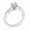 Thumbnail Image 2 of 3/8 CT. T.W. Diamond Frame Engagement Ring in 14K White Gold