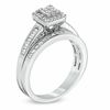 Thumbnail Image 2 of 1/2 CT. T.W. Quad Princess-Cut Diamond Bridal Set in 10K White Gold