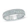 Thumbnail Image 1 of 1/2 CT. T.W. Diamond Vintage-Style Anniversary Band in 14K White Gold
