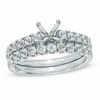 Thumbnail Image 1 of 7/8 CT. T.W. Diamond Semi-Mount Bridal Set in 14K White Gold