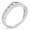 Thumbnail Image 2 of 3/4 CT. T.W. Diamond Contour Wedding Band in 14K White Gold