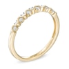 Thumbnail Image 2 of Diamond Accent Squiggle Anniversary Band in 10K White Gold