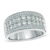 Thumbnail Image 1 of 1 CT. T.W. Diamond Vintage-Style Anniversary Band in 14K White Gold
