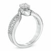 Thumbnail Image 1 of 1 CT. T.W. Diamond Bypass Engagement Ring in 14K White Gold