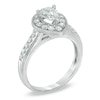 Thumbnail Image 1 of 1-1/4 CT. T.W. Pear-Shaped Diamond Vintage-Style Engagement Ring in 14K White Gold