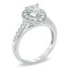 Thumbnail Image 2 of 1-1/4 CT. T.W. Pear-Shaped Diamond Vintage-Style Engagement Ring in 14K White Gold