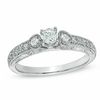 Thumbnail Image 1 of 5/8 CT. T.W. Diamond Vintage-Style Bridal Set in 14K White Gold