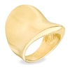 Thumbnail Image 1 of 20.0mm Brushed Concave Dome Ring in Yellow IP Stainless Steel