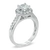 Thumbnail Image 2 of 1-1/4 CT. T.W. Diamond Vintage-Style Engagement Ring in 14K White Gold