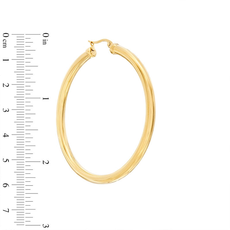 50mm Tube Hoop Earrings