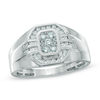 Thumbnail Image 0 of Men's 1/2 CT. T.W. Diamond Ring in 10K White Gold